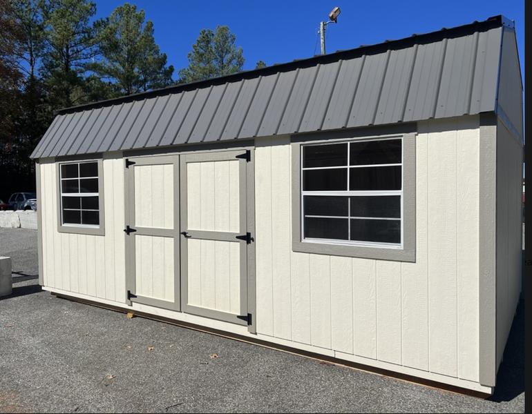 2025 STT 12x20 Side Lofted Shed - front exterior