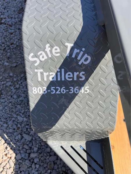2025 STT 7x20 10K Utility Trailer with 2 inch Tube Top - detail view