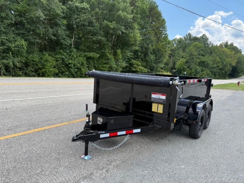 2025 STT 6x10 7K Lo Pro Dump Trailer - side view