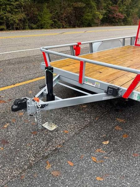 2025 STT 83x16 Tandem Axle Utility Trailer With Dovetail - detail view