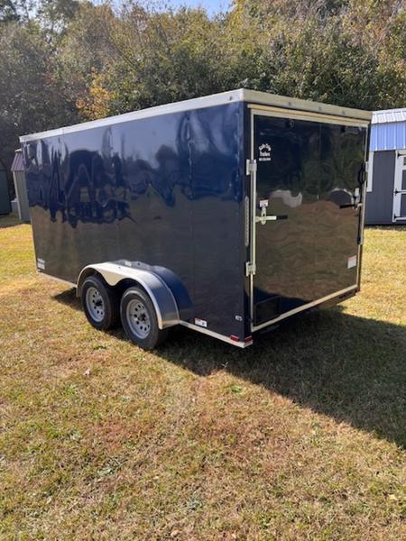 2025 STT 7x14 tandem axle enclosed trailer front