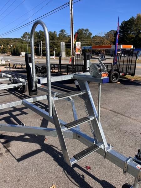2025 STT pontoon trailer winch stand and ladder