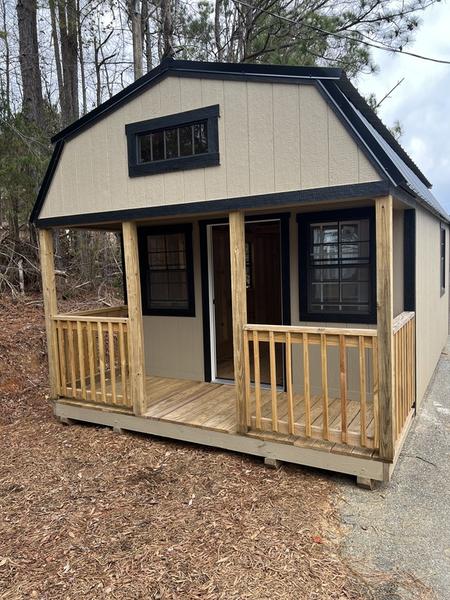 2025 STT 12x20 Lofted End Porch - front exterior