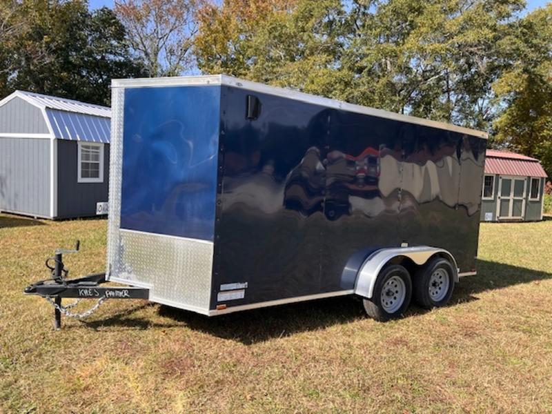 2025 STT 7x14 tandem axle enclosed trailer side