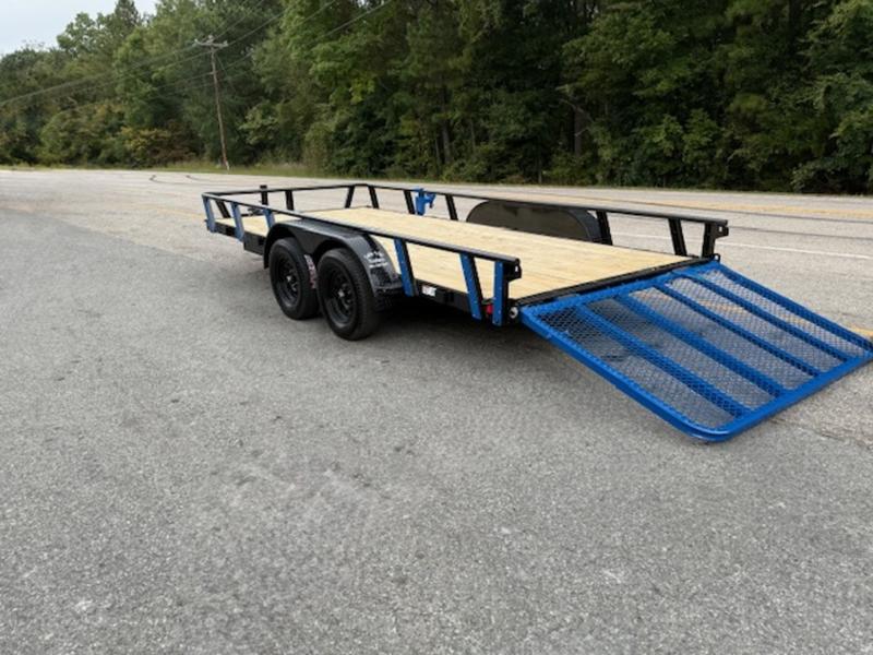 2025 STT 83 x 16 Tandem Axle Utility Trailer - deck view