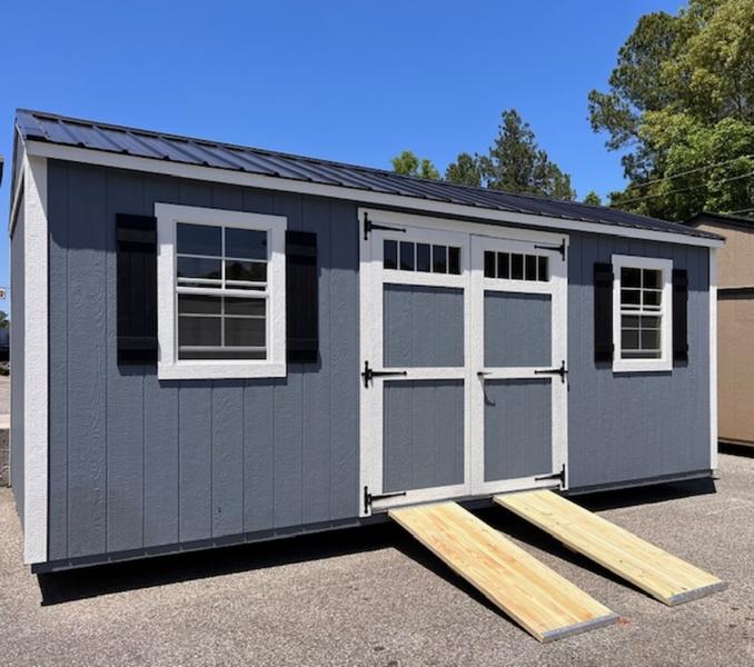 2025 STT 10x16 Utility Shed interior view