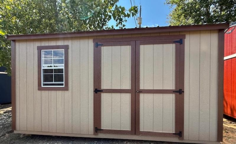 2026 STT 8x16 Side Utility Shed - side view