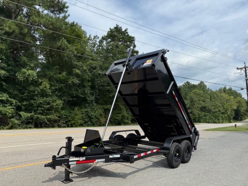 2025 STT 7x14 14K Telescopic Dump Trailer - rear view