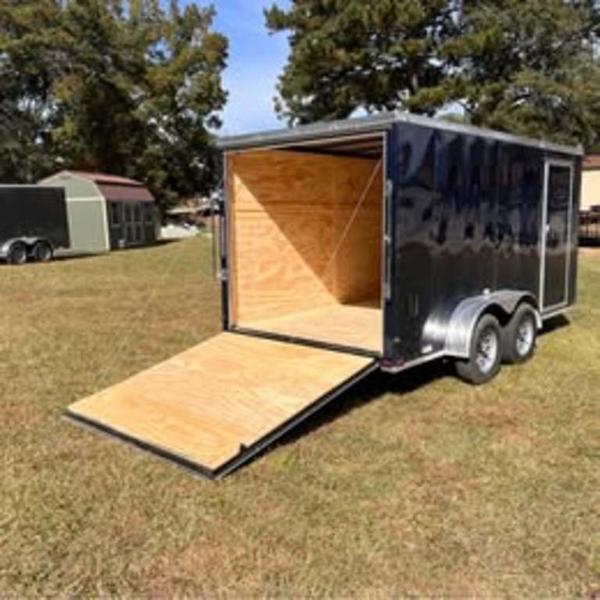 2025 STT 7x14 tandem axle enclosed trailer interior