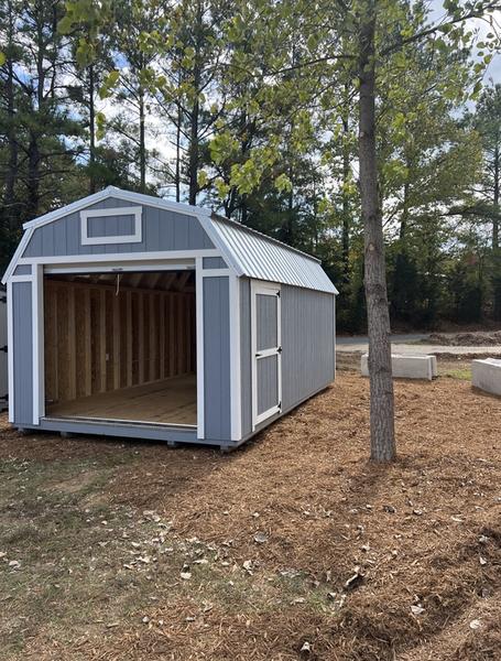 2025 STT 12x20 Lofted Garage Shed exterior view