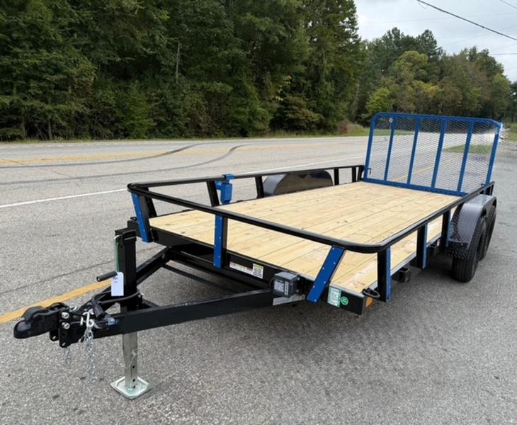 2025 STT 83 x 16 Tandem Axle Utility Trailer - front view