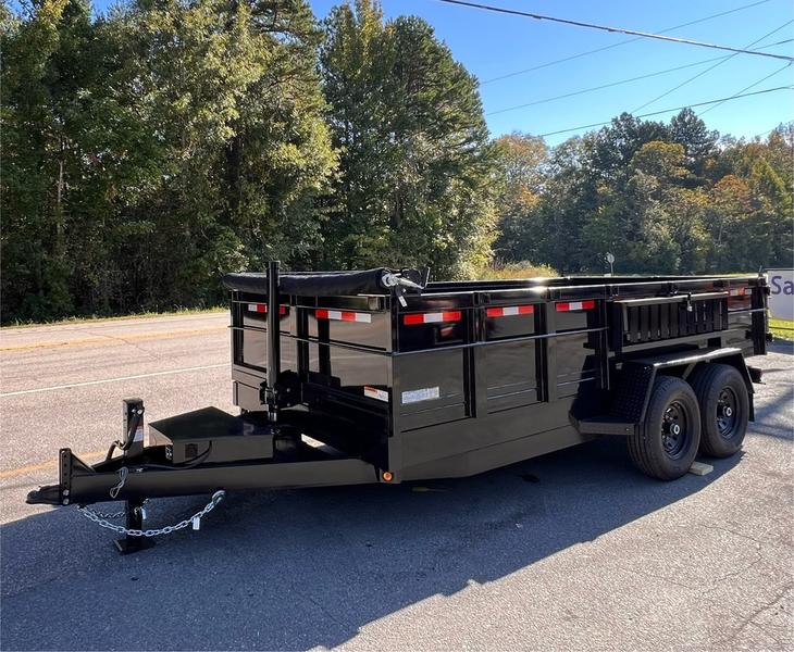 2025 STT 7x16 14K Dump Trailer - side view
