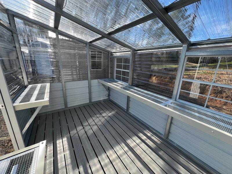 2025 STT 8x10 single slope greenhouse - interior view