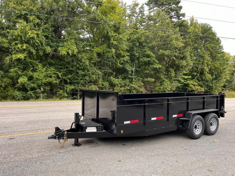2025 STT 7x16 14K Dump Trailer - front view