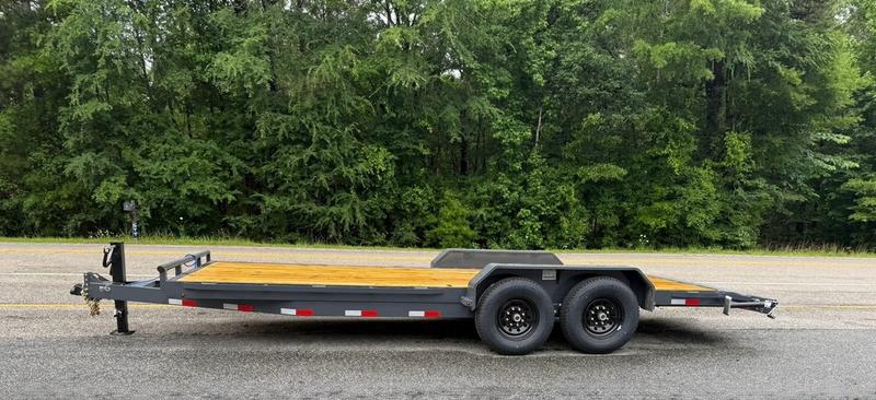 2025 STT 83x20 14K equipment car hauler trailer - axle view