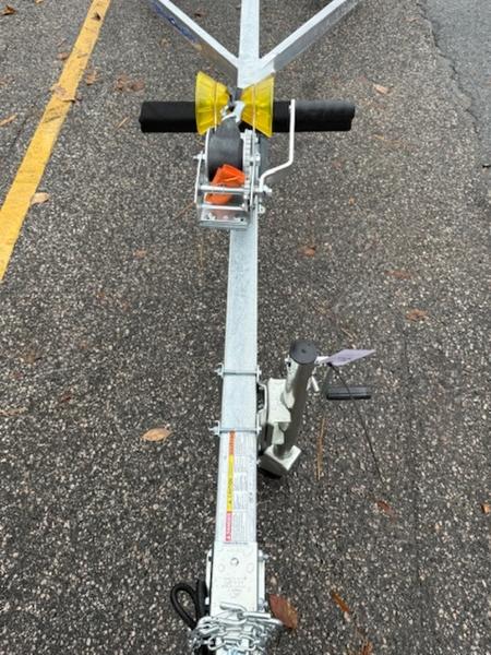 2025 STT 14 foot boat trailer rear view