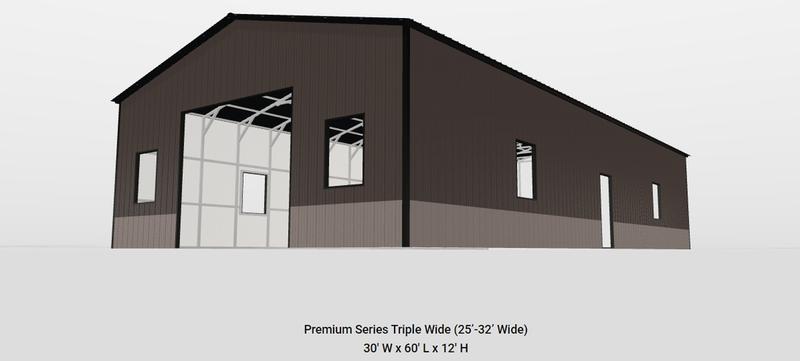 2025 STT 30x60x12 Steel Building - configuration screenshot