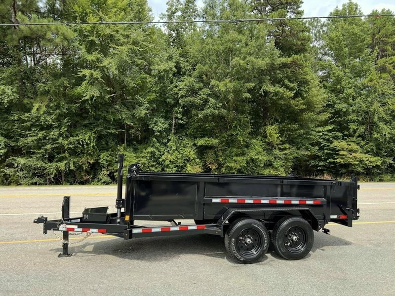 2025 STT 7x14 16K Telescopic Dump Trailer - side view