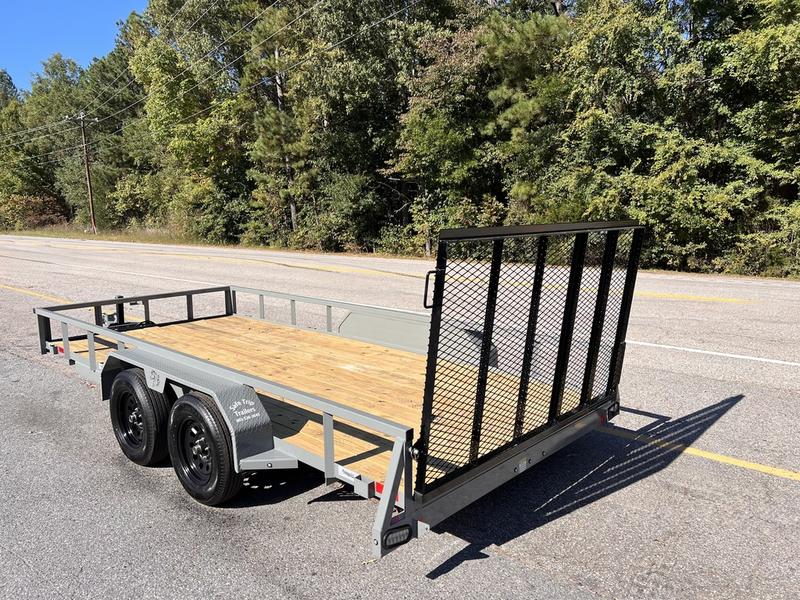2025 STT 7x16 7K Utility Trailer Tube Top - side view