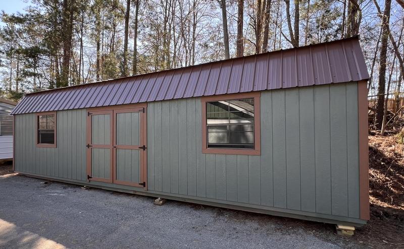 2025 STT 12x32 Lofted Side Shed - side view
