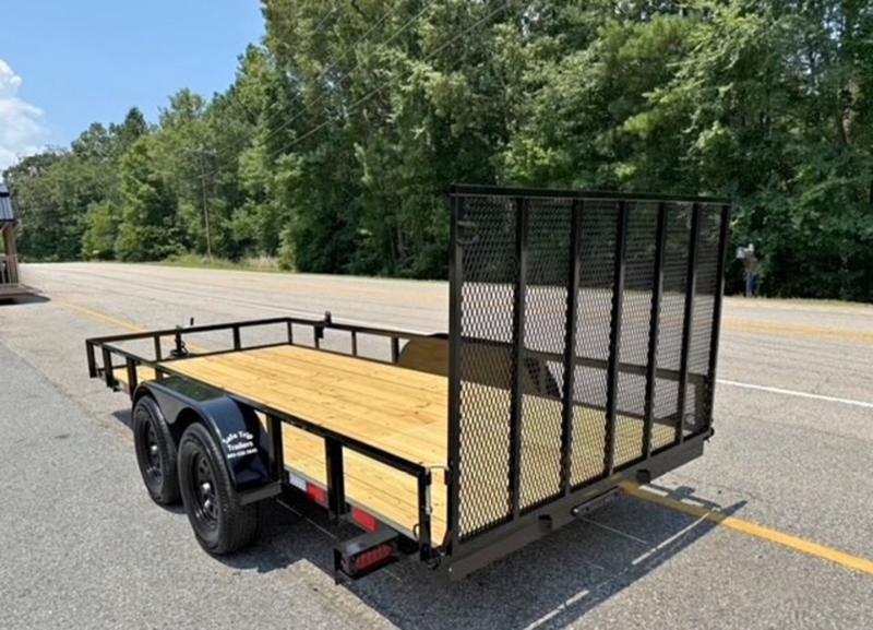 2025 STT 77x14 Tandem Axle Utility Trailer front view