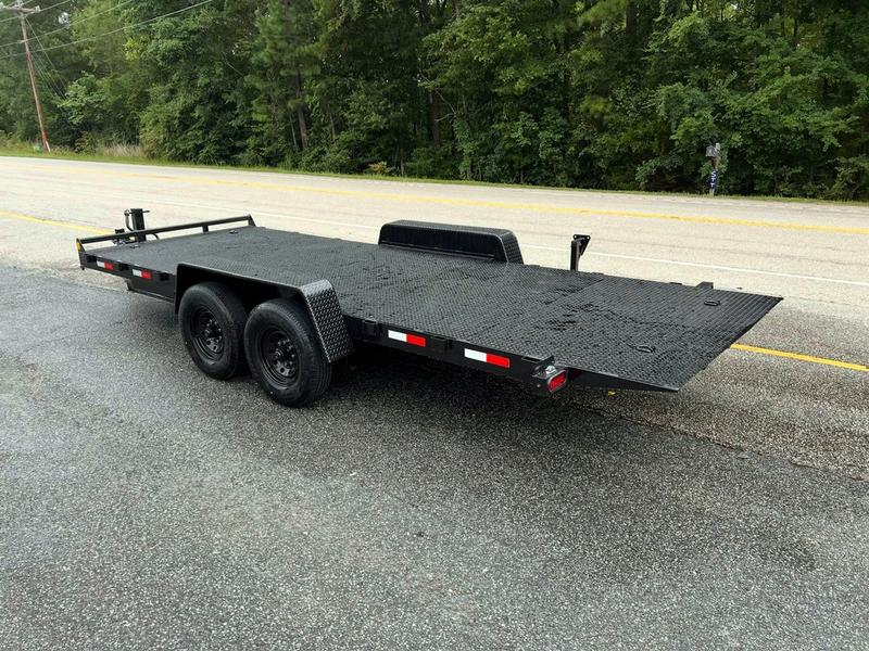 2025 STT 82 x 20 14K Steel Deck Full Tilt Trailer - deck view