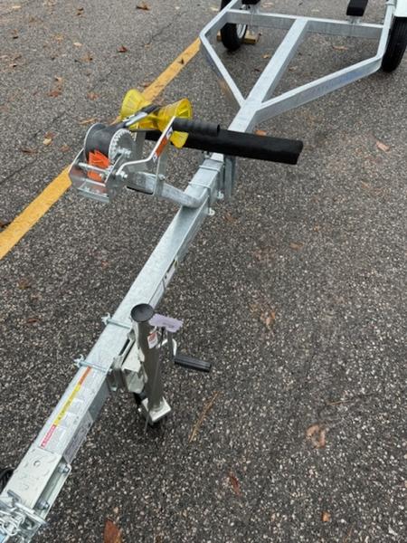 2025 STT 12 foot boat trailer bunks and winch