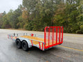2025 STT 83x16 Tandem Axle Utility Trailer With Dovetail - front view