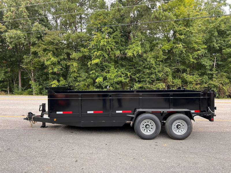 2025 STT 7x16 14K Dump Trailer - rear barn doors