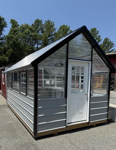 2025 STT 10x16 A-frame greenhouse - side view
