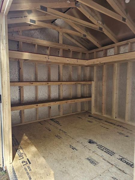 2025 STT 10x16 Utility Shed side view
